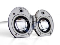 Enceintes passives portables Memup compactes et universelles BUBBLE-SILVER